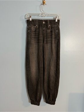 Rag & Bone XS Black Wash Sweatpant-Style Jeans – Scrunched Hem size XS